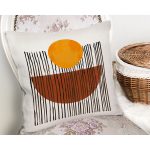 - Rh-K10209-Gorsel2 - Realhomes Çizgili Güneş Tasarımlı Dijital Baskılı Modern Yastık Kırlent Kılıfı Realhomes