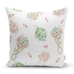 Çiçek Demetleri Özel Tasarım Dijital Baskılı Dekoratif Yastık Kırlent Kılıfı Realhomes
