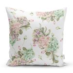 Çiçek Demetleri Özel Tasarım Dijital Baskılı Modern Yastık Kırlent Kılıfı Realhomes