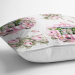- Rh-K10214-Gorsel3 - Realhomes  Çiçek Demetleri Özel Tasarım Dijital Baskılı Dekoratif Yastık Kırlent Kılıfı Realhomes