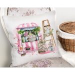 - Rh-K10216-Gorsel2 - Realhomes Çiçek Demetleri Özel Tasarım Dijital Baskılı Dekoratif Yastık Kırlent Kılıfı Realhomes