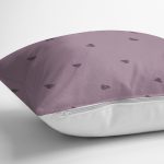 - Rh-K10223-Gorsel3 - Realhomes  Mor Zemin Kalp Motifli Dijital Baskılı Modern Yastık Kırlent Kılıfı Realhomes