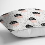 Krem Kumlama Zemin Kaktüs Tasarımlı Dijital Baskılı Modern Yastık Kırlent Kılıfı Realhomes