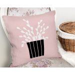 - Rh-K10235-Gorsel2 - Realhomes Pembe Zemin Vazo Desenlş Dijital Baskılı Modern Yastık Kırlent Kılıfı Realhomes