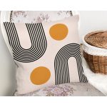 - Rh-K10240-Gorsel2 - Realhomes  Soyut Tarzda Güneş Tasarımlı Dijital Baskılı Dekoratif Yastık Kırlent Kılıfı Realhomes