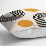 - Rh-K10240-Gorsel3 - Realhomes  Soyut Tarzda Güneş Tasarımlı Dijital Baskılı Dekoratif Yastık Kırlent Kılıfı Realhomes