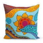 - Rh-K10255-Gorsel1 - Realhomes Etnik Desen Tasarımlı Dijital Baskılı Modern Yastık Kırlent Kılıfı Realhomes