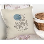 Onedraw Çizimli Özel Tasarım Dijital Baskılı Modern Yastık Kırlent Kılıfı Realhomes