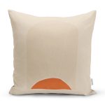 Sanatsal Güneşin Doğuşu Tasarımlı Dijital Baskılı Modern Yastık Kırlent Kılıfı Realhomes