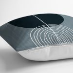 Soyut Tarzda Onedraw Çizimli Dijital Baskılı Dekoratif Yastık Kırlent Kılıfı Realhomes