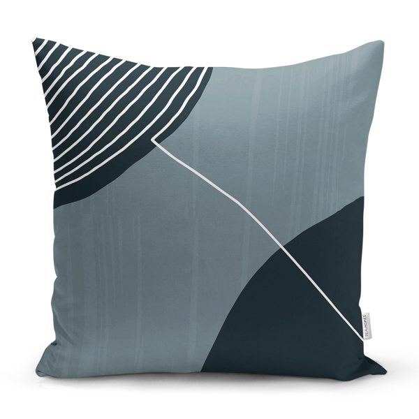 Minimalist Motifli Dijital Baskılı Modern Yastık Kırlent Kılıfı Realhomes