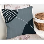 Soyut Tarzda Onedraw Çizimli Dijital Baskılı Modern Yastık Kırlent Kılıfı Realhomes