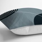 Soyut Tarzda Onedraw Çizimli Dijital Baskılı Modern Yastık Kırlent Kılıfı Realhomes