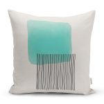 Soyut Tarzda Onedraw Çizimli Dijital Baskılı Dekoratif Yastık Kırlent Kılıfı Realhomes