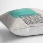 Soyut Tarzda Onedraw Çizimli Dijital Baskılı Dekoratif Yastık Kırlent Kılıfı Realhomes