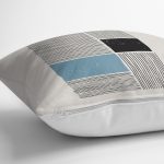 Soyut Tarzda Onedraw Çizimli Dijital Baskılı Modern Yastık Kırlent Kılıfı Realhomes