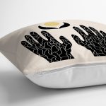 - Rh-K10289-Gorsel3 - Realhomes El Silüetli Özel Tasarım Dijital Baskılı Modern Yastık Kırlent Kılıfı Realhomes