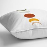 Ay'ın Dönüşümleri Özel Tasarım Dijital Baskılı Dekoratif Yastık Kırlent Kılıfı Realhomes