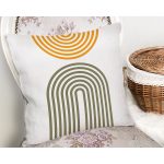 Retro Özel Tasarım Dijital Baskılı Modern Yastık Kırlent Kılıfı Realhomes