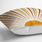 - Rh-K10292-Gorsel3 - Realhomes Güneş ve Renkli Işınları Özel Tasarım Dijital Baskılı Dekoratif Yastık Kırlent Kılıfı Realhomes