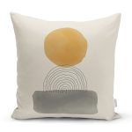 - Rh-K10294-Gorsel1 - Realhomes Soyut Tarzda Onedraw Çizimli Dijital Baskılı Dekoratif Yastık Kırlent Kılıfı Realhomes