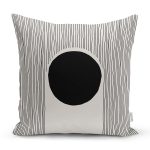 Soyut Tarzda Onedraw Çizimli Dijital Baskılı Dekoratif Yastık Kırlent Kılıfı Realhomes