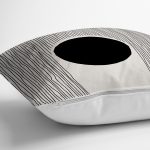 Soyut Tarzda Onedraw Çizimli Dijital Baskılı Dekoratif Yastık Kırlent Kılıfı Realhomes