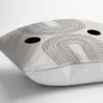 - Rh-K10306-Gorsel3 - Realhomes  Soyut Tarzda Onedraw Çizimli Dijital Baskılı Dekoratif Yastık Kırlent Kılıfı Realhomes