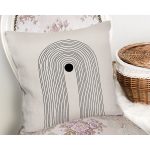 Soyut Tarzda Onedraw Çizimli Dijital Baskılı Modern Yastık Kırlent Kılıfı Realhomes