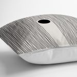 Soyut Tarzda Onedraw Çizimli Dijital Baskılı Modern Yastık Kırlent Kılıfı Realhomes