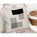 Soyut Tarzda Onedraw Çizimli Dijital Baskılı Dekoratif Yastık Kırlent Kılıfı Realhomes