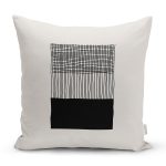 Soyut Tarzda Onedraw Çizimli Dijital Baskılı Modern Yastık Kırlent Kılıfı Realhomes