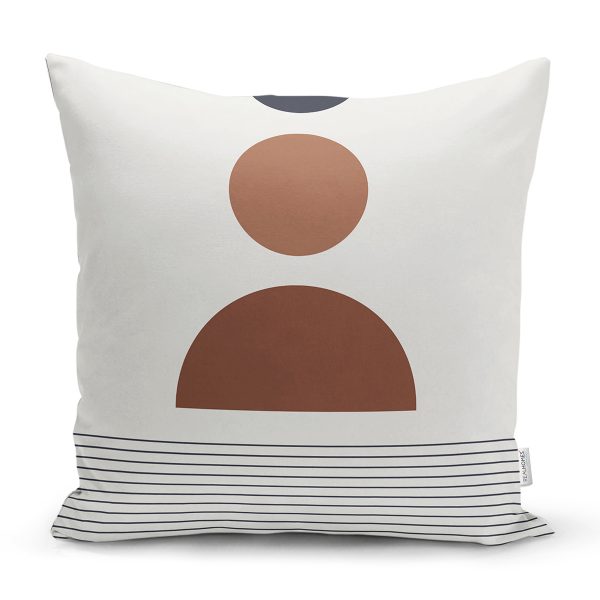 İskandinav Desenli Etnik Tasarımlı Dijital Baskılı Dekoratif Yastık Kırlent Kılıfı Realhomes