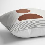 Soyut Tarzda Onedraw Çizimli Dijital Baskılı Dekoratif Yastık Kırlent Kılıfı Realhomes