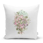 Demet Çiçek Özel Tasarım Dijital Baskılı Dekoratif Yastık Kırlent Kılıfı Realhomes