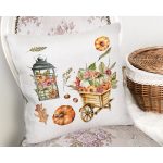 - Rh-K10349-Gorsel2 - Realhomes  El Arabası Meyve & Sebze Çizimli  Dijital Baskılı Modern Yastık Kırlent Kılıfı Realhomes