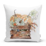 - Rh-K10350-Gorsel1 - Realhomes Kasalı Kabak Motifli Dijital Baskılı Dekoratif Yastık Kırlent Kılıfı Realhomes