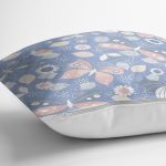 Renkli Kelebek Motifli Dijital Baskılı Dekoratif Yastık Kırlent Kılıfı Realhomes