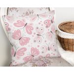 Renkli Kelebek Motifli Dijital Baskılı Modern Yastık Kırlent Kılıfı Realhomes