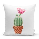 Kaktüs Özel Tasarımlı Dijital Baskılı Dekoratif Yastık Kırlent Kılıfı Realhomes