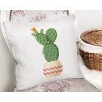 - Rh-K10385-Gorsel2 - Realhomes  Kaktüs Özel Tasarımlı Dijital Baskılı Modern Yastık Kırlent Kılıfı Realhomes