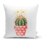 Kaktüs Özel Tasarımlı Dijital Baskılı Modern Yastık Kırlent Kılıfı Realhomes