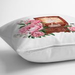 - Rh-K10395-Gorsel3 - Realhomes  Gül Detaylı Müzik Kutusu Özel Tasarım Dijital Baskılı Modern Yastık Kırlent Kılıfı Realhomes