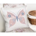 - Rh-K10407-Gorsel2 - Realhomes Pembe Kelebek Tasarımlı Dijital Baskılı Modern Yastık Kırlent Kılıfı Realhomes