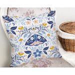 Çiçekli Özel Tasarım Dijital Baskılı Dekoratif Yastık Kırlent Kılıfı Realhomes