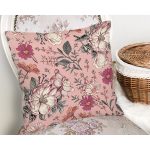 Papatya & Gül Tasarımlı Dijital Baskılı Dekoratif Yastık Kırlent Kılıfı Realhomes