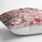 Papatya & Gül Tasarımlı Dijital Baskılı Dekoratif Yastık Kırlent Kılıfı Realhomes