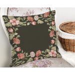 Renkli Gül Motifli Dijital Baskılı Modern Yastık Kırlent Kılıfı Realhomes