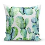 Kaktüs Özel Tasarımlı Dijital Baskılı Dekoratif Yastık Kırlent Kılıfı Realhomes