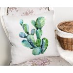 Kaktüs Özel Tasarımlı Dijital Baskılı Modern Yastık Kırlent Kılıfı Realhomes